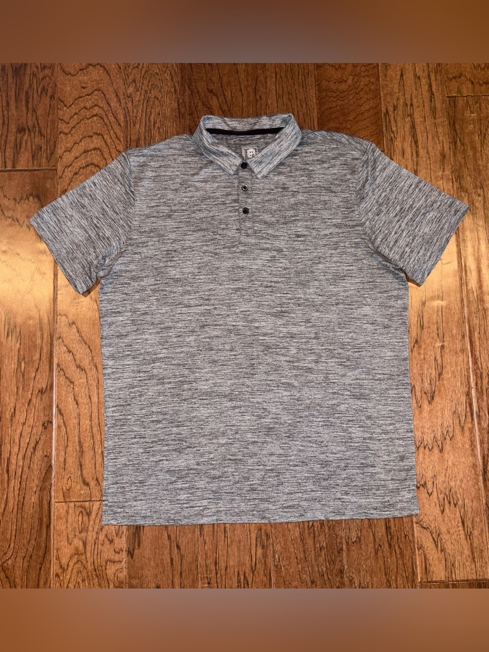 Born Primative Men’s Athleisure Polo - Gray Size Medium